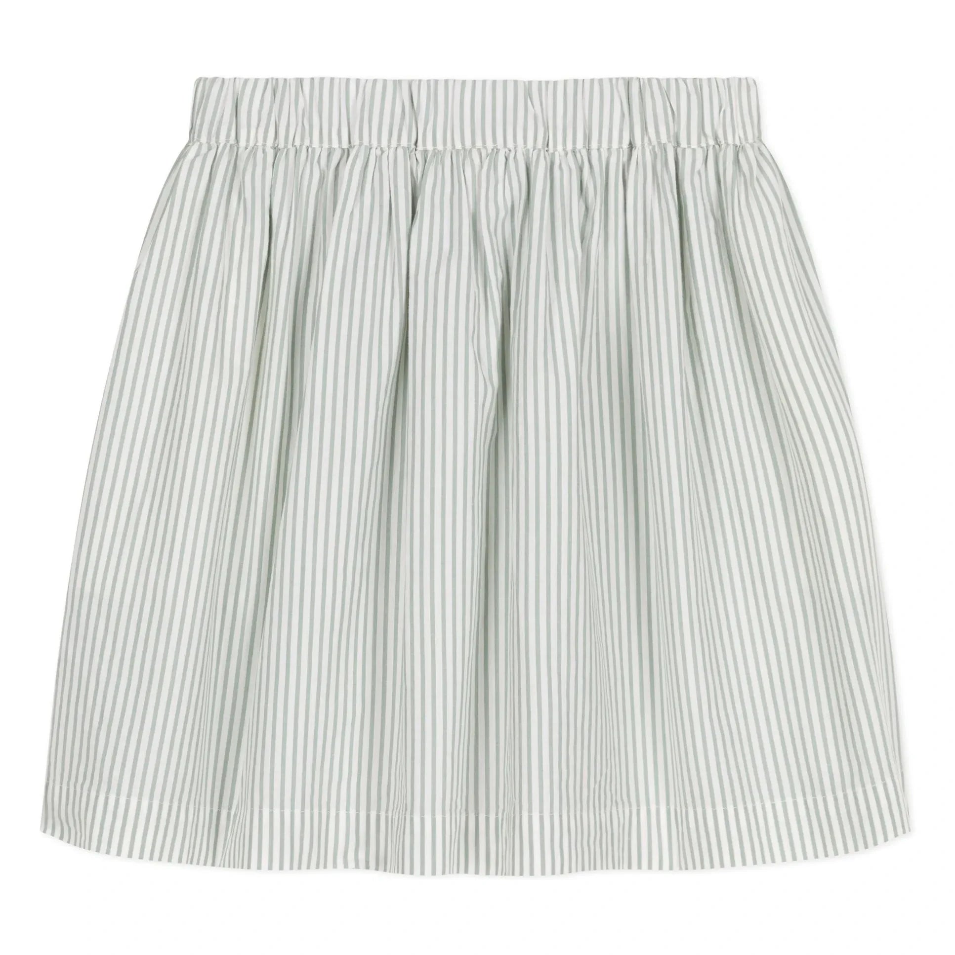 Petit Bateau - Boncap Popeline Organik Pamuk Etek | Beyaz
