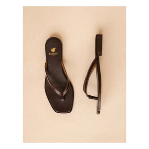 Bobbies - Sandalen aus Leder | Braun