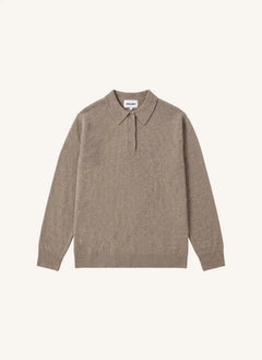 Smallable Man - Chopin Merinos Yünlü Balıkçı Yaka Kazak | Taupe kahverengi