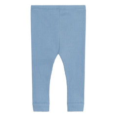 Petit Bateau - Leggings mit Rippenstruktur aus Bio-Baumwolle mit Logo | Hellblau