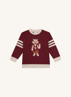 Stella McCartney Kids - Kolej sweatshirt | Koyu kırmızı
