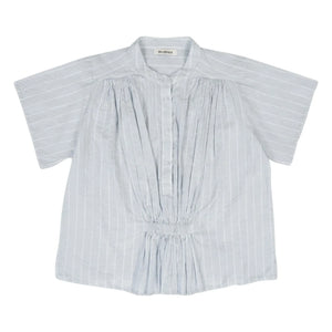 BELLEPIECE - Çizgili bluz Patrizia Cotton | Açık mavi
