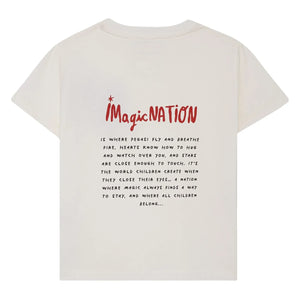Pepita & Me - Heart T-shirt | Krem
