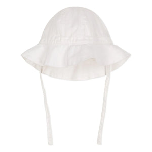 Petit Bateau - Organic Cotton Poplin Hat | White