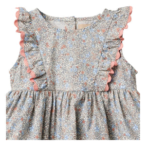 Wheat - Bedrucktes Paspelkleid Safia | Hellblau