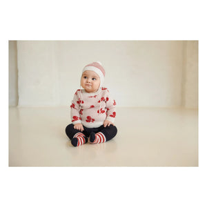 FUB - Acorn Fein gestrickter Merinowoll-Babypullover | Ecru
