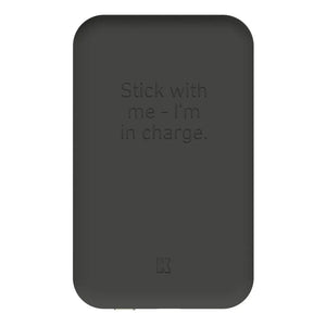 Kreafunk - Batería externa ToCHARGE QI | Negro