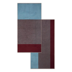 Suite 702 - Badetuch, Lex Pott - 2er Set | Bordeaux