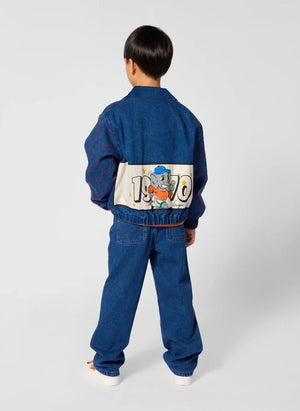 Kenzo - Jeans mit Puzzle-Stickerei | Blau
