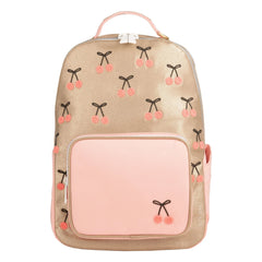 Jeune Premier - Cherry Pompon Backpack | Gold