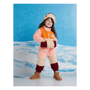 Halcyon Nights - Chaqueta sherpa con mangas desmontables | Rosa pálido
