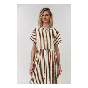 Lollys Laundry - Aliya Pamuk Elbise | Mocha