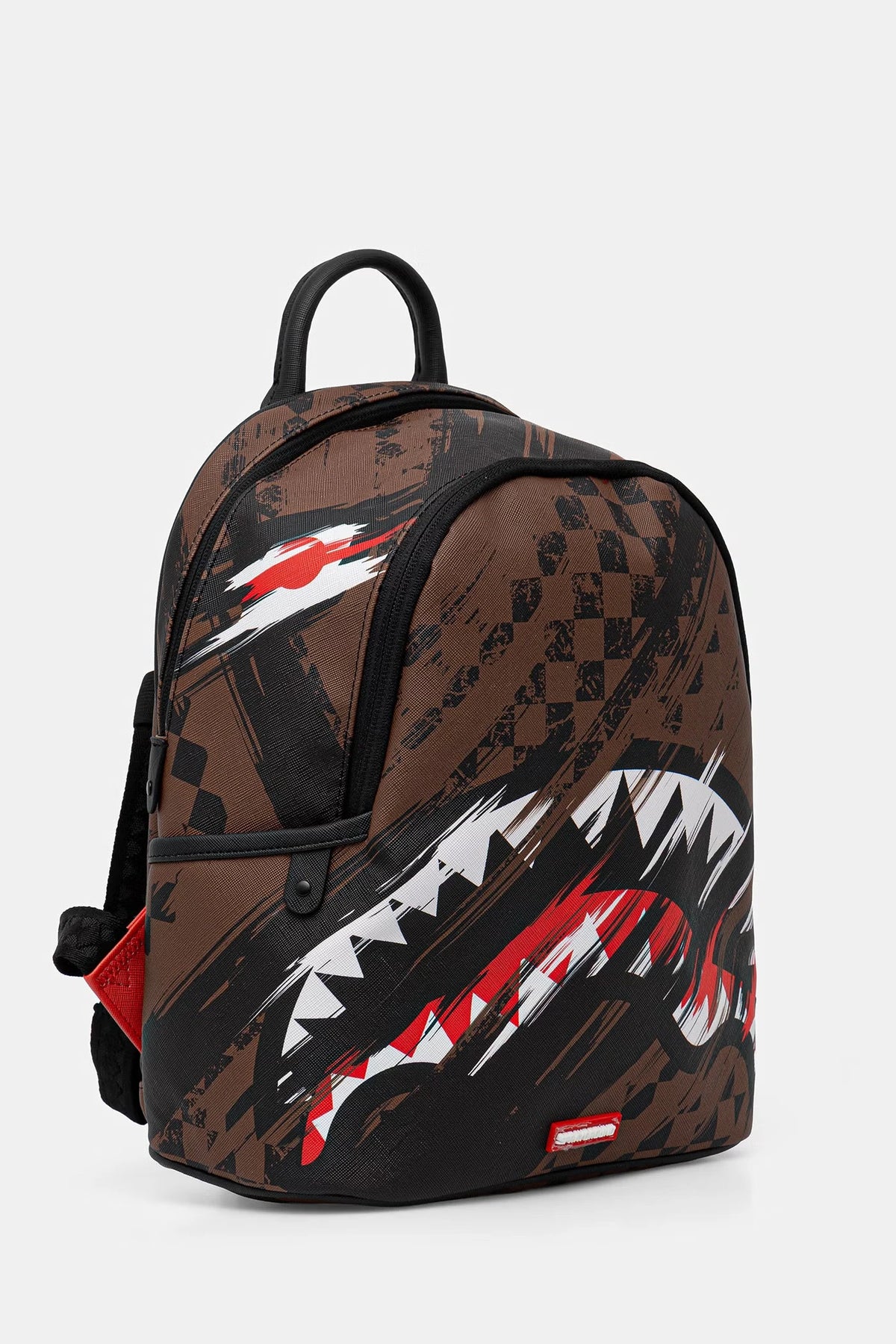 Sprayground - भूरा सिंथेटिक लेदर सिटी बैकपैक 910B8964NSZ