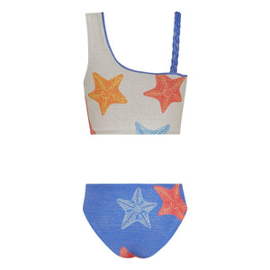 Pepita & Me - Marea Etoiles Asymmetrischer Badeanzug | Blau