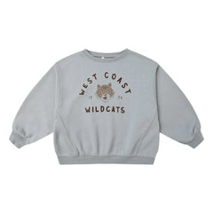 Rylee + Cru - Wildcats Oversized Sweat | Gri mavi