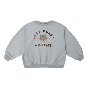 Rylee + Cru - Wildcats Oversized Sweat | Gri mavi