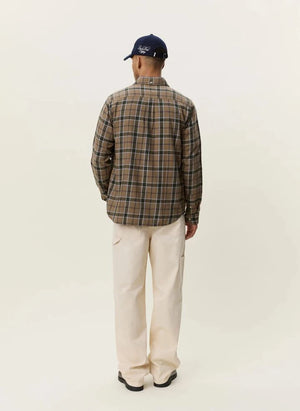 Les Deux - Vintage Kareli Gömlek | Taupe brown