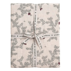 garbo&friends - Pomegranate Cotton Muslin Fitted Sheet | Beige