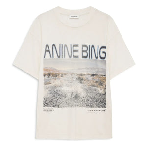 Anine Bing - Camiseta Flores Salvajes | Crema