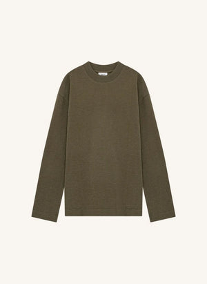 NN.07 - Benja 3530 organik pamuk sweatshirt | Haki kahverengi