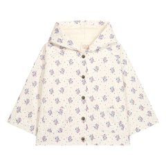 Louise Misha - Regenmantel Felvet Fleuri | Creme