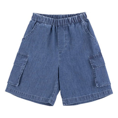 Babe & Tess - Bermuda Cargojeans-Shorts | Blau