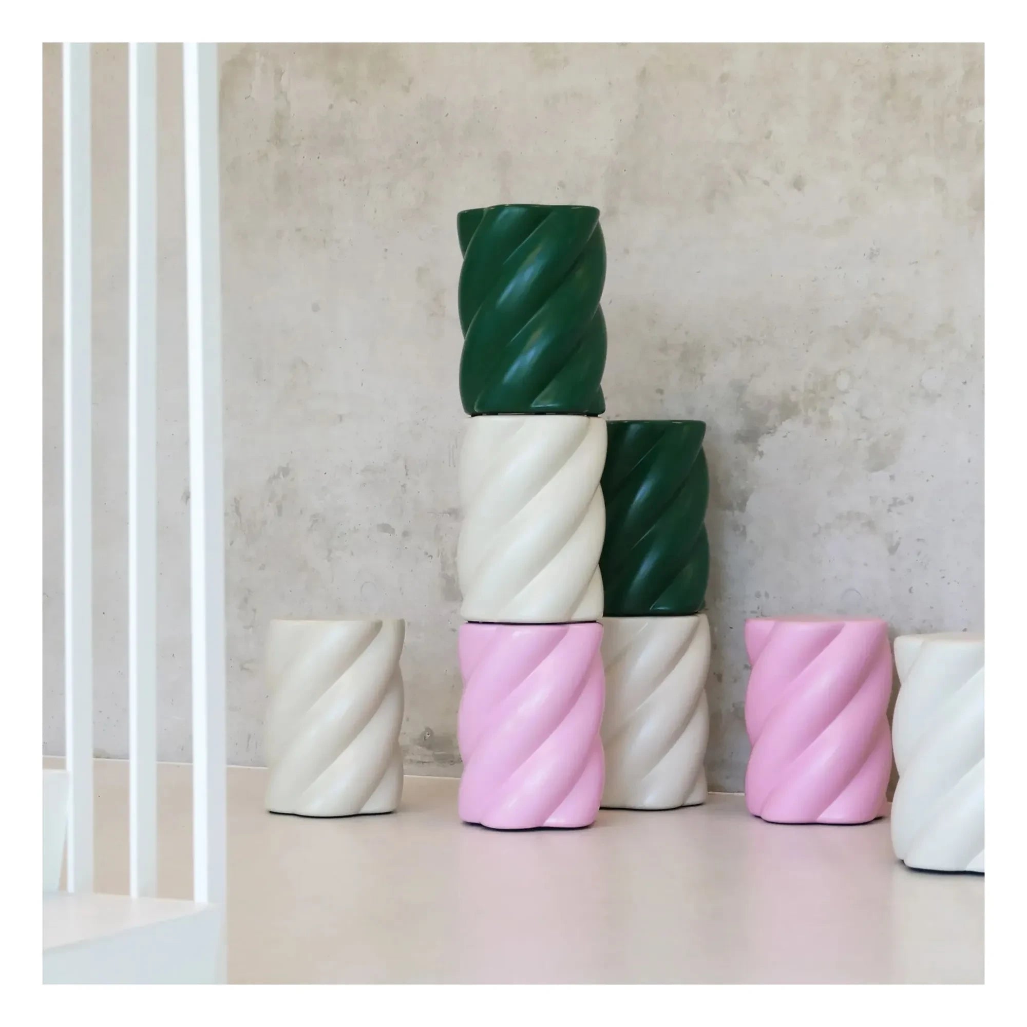 &Klevering - Marshmallow Tabure | Kırık beyaz