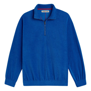 Homecore - Atys Yarım Fermuarlı Sweatshirt | Kraliyet mavisi