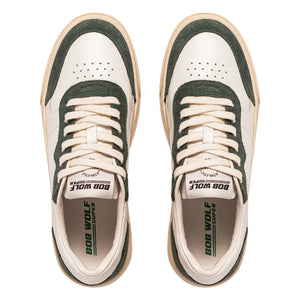 Bob Wolf - Legacy '76 Leder- und Wildleder-Sneaker | Dunkelgrün
