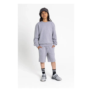Smallable Kid - Milo Organic Cotton Shorts | Grey Melange