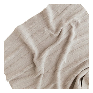 Hvid - Holly Merino Wool Blanket | Pearl
