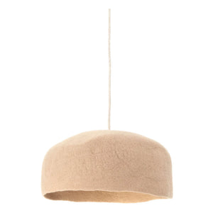 Muskhane - Lámpara de fieltro Yurta | Beige