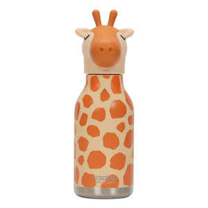 Asobu - Botella de agua de acero inoxidable Giraffe | Naranja