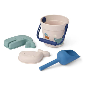 Liewood - Mini beach bucket and accessory set | Sailing/Sandy