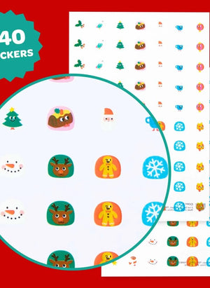 Omy - Noel tırnak çıkartmaları