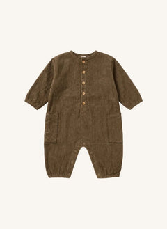 Studio Bohème - Big Papi Cordeltops Organic Baumwoll Overall | Olive