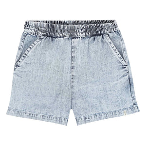 Tumble N'Dry - Sabara Denim Şort | Yıkanmış mavi