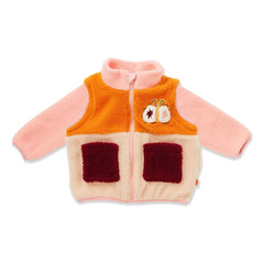 Halcyon Nights - Chaqueta sherpa con mangas desmontables | Rosa pálido