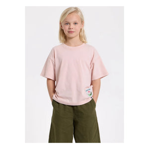 Hundred Pieces - Luna T-Shirt aus Bio-Baumwolle | Puderrosa