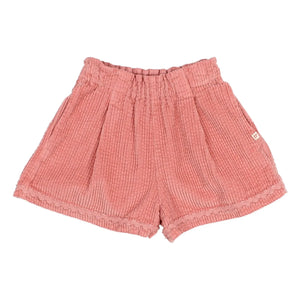 Búho - Pantalón corto de terciopelo | Rosa