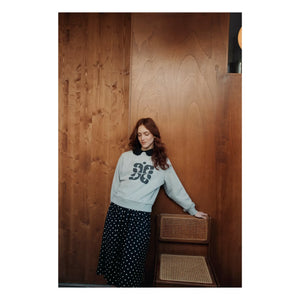 Emile et Ida - Carl Sigle organik pamuk sweatshirt | Heather grey