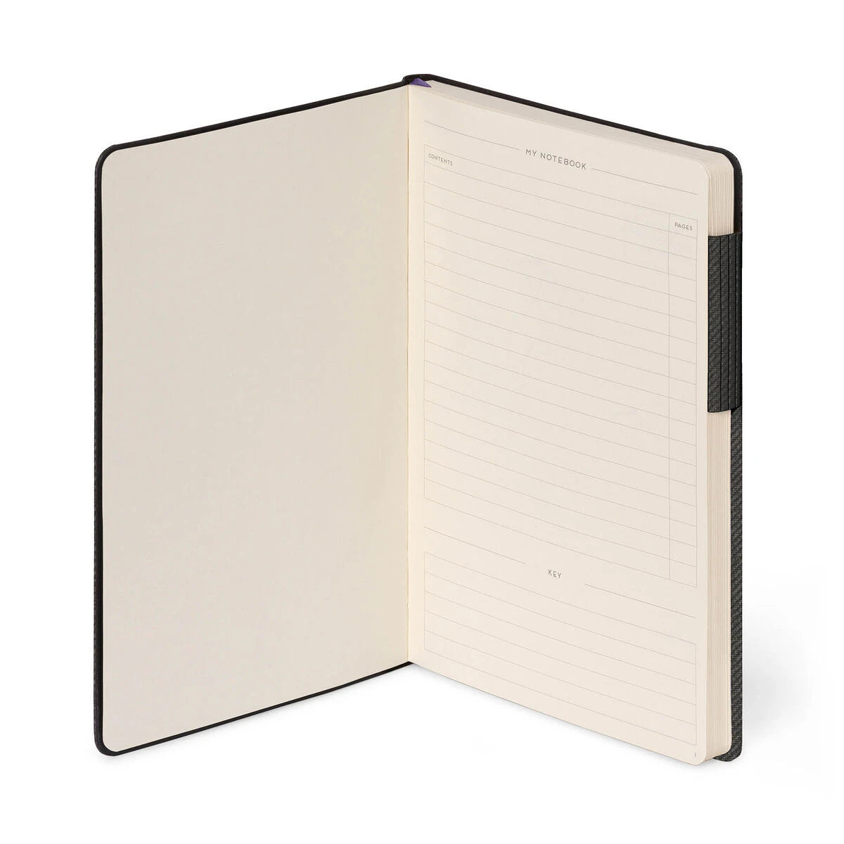 Legami - Çizgili Defter, Mono Renk Yumuşak Kapak - Derin Grafit - Benim Defterim