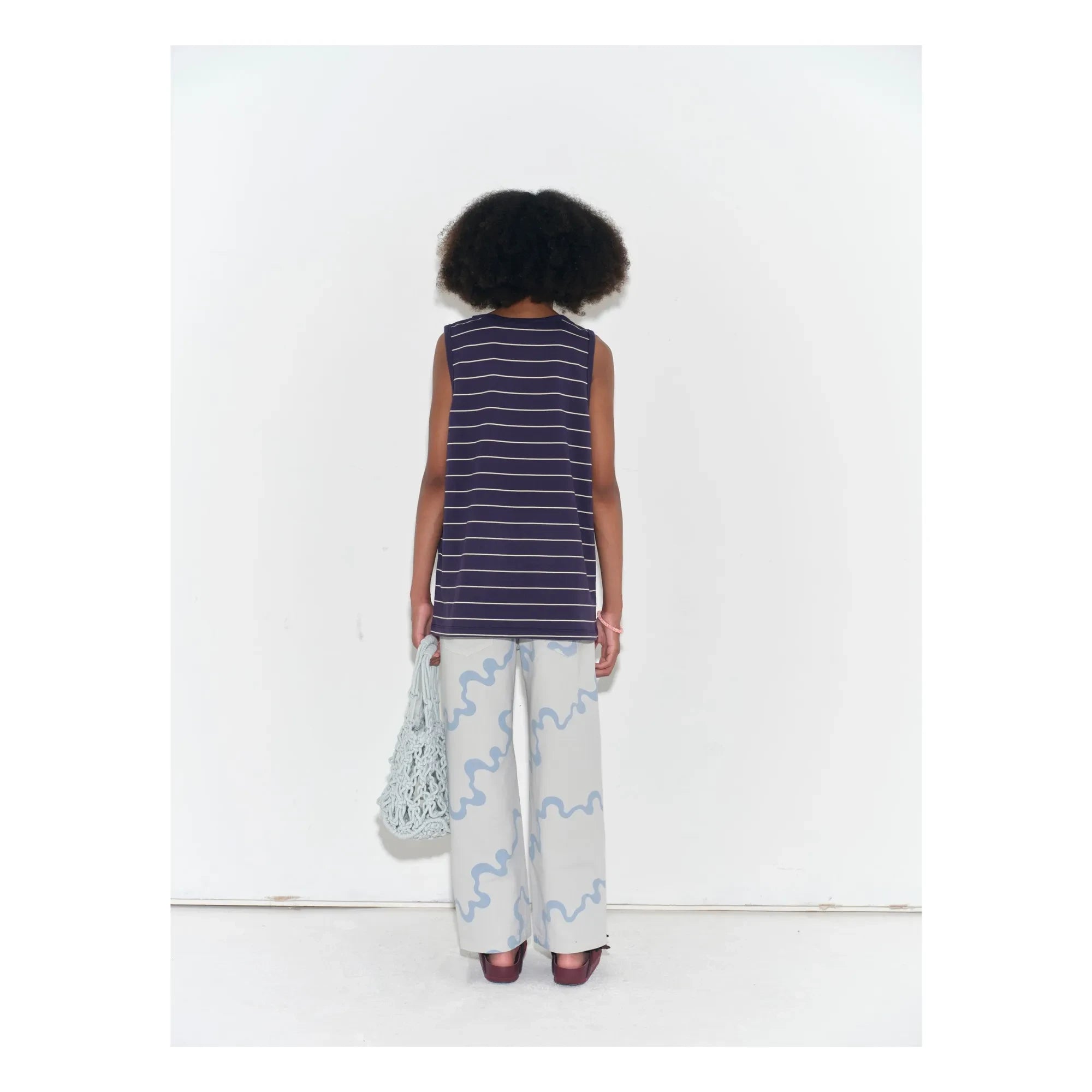 Main Story - Organik Pamuk Soyut Kot Pantolon | Soluk Mavi