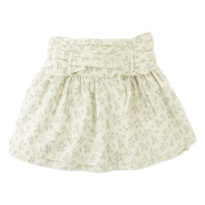 Gingersnaps - Ambessa Blumenmuster Oberteil und Rock Set | Ecru