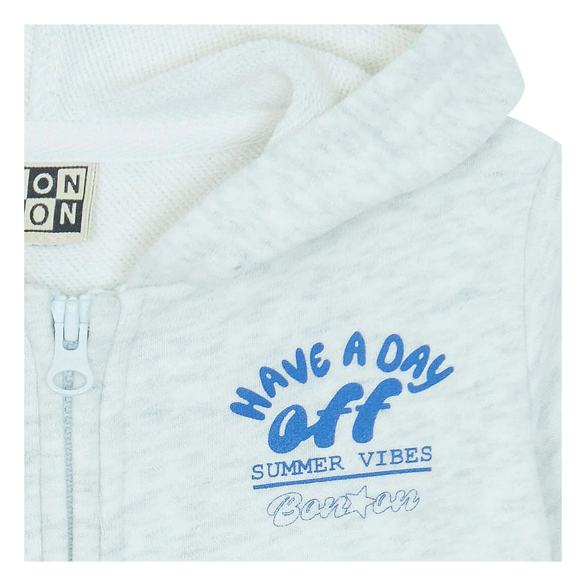 Bonton - Lu Dayoff Benekli Kapüşonlu Sweatshirt | Gri