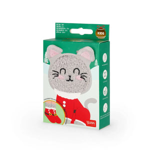 Legami - Kids' Noel Slipper Çoraplar Kitty Santa - Tam Bir Uyum!