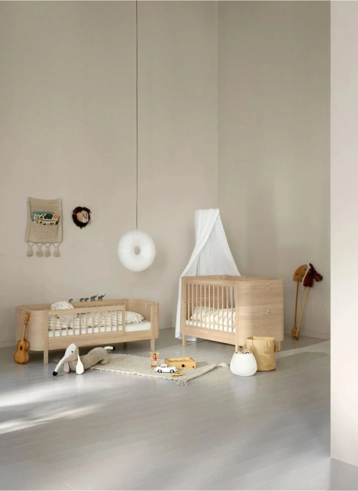 Oliver Furniture - Wood Mini+ beşikler için junior dönüşüm kiti | Meşe