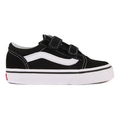 Vans - Old Skool V Klettverschluss-Sneaker | Schwarz