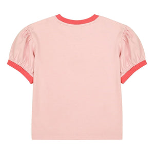 Jelly Mallow - Blumen T-Shirt | Puderrosa