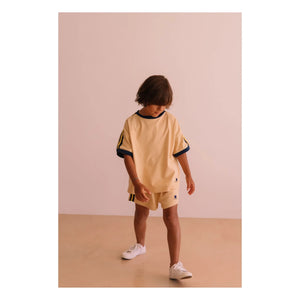 We Are Kids - Taylor Kontrast Bio-Baumwoll T-Shirt | Beige